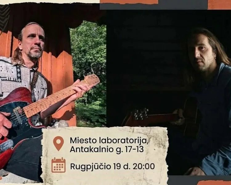Kalle Tikas (Estija) ir Algis Fediajevas, événement à Vilnius