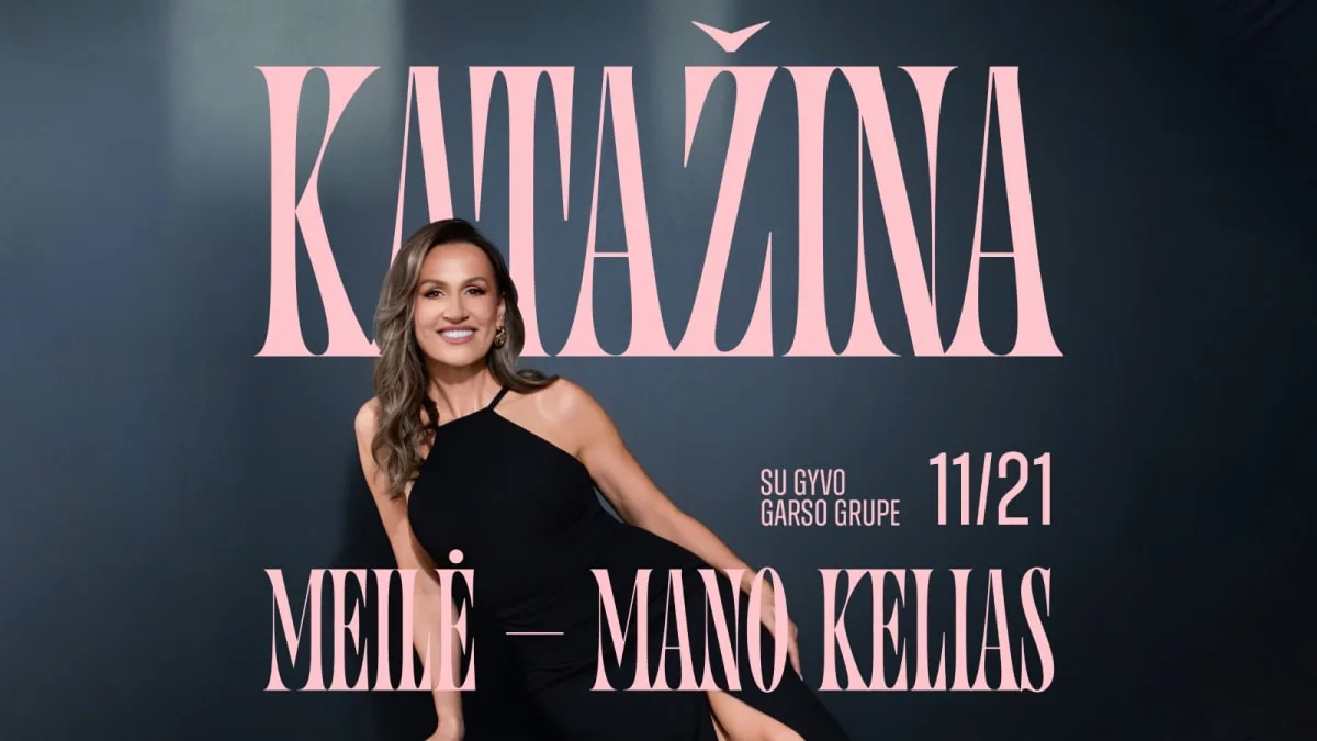 KATAŽINA avec un groupe live | L'AMOUR – MON CHEMIN, événement à Vilnius