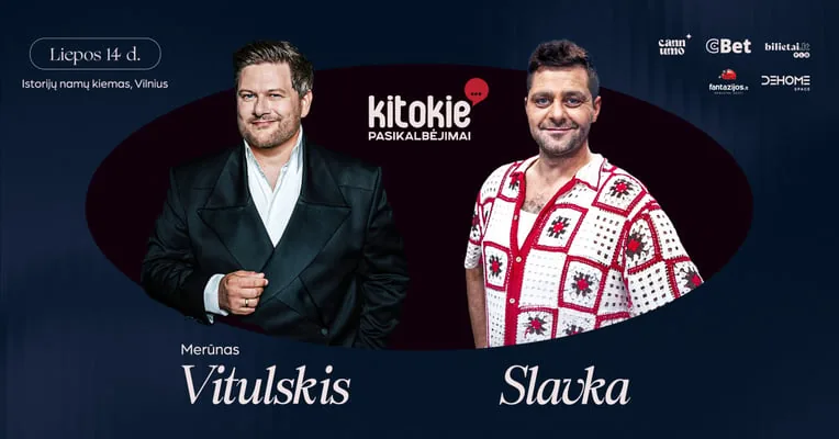 „Kitokie pasikalbėjimai“ mit Slavka, Veranstaltung in Vilnius