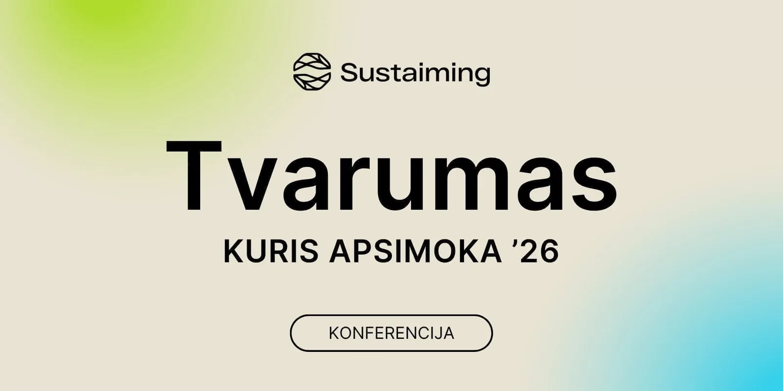 CONFERENCE „SUSTAINABILITY THAT PAYS OFF ’26“