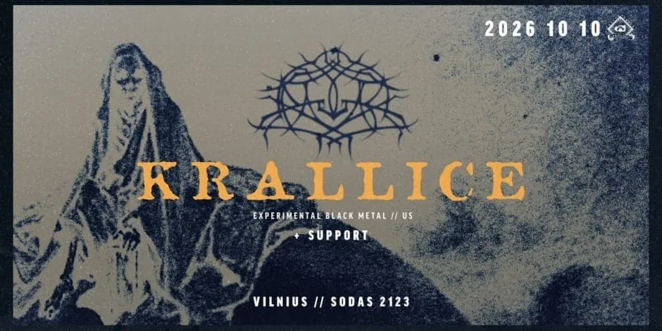 Krallice [US] // Sodas2123 // 10 octobre, événement à Vilnius