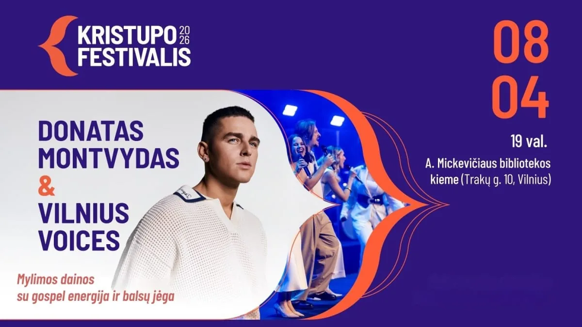 FESTIWAL KRISTUPAS | DONATAS MONTVYDAS I VILNIUS VOICES, wydarzenie w Wilnie