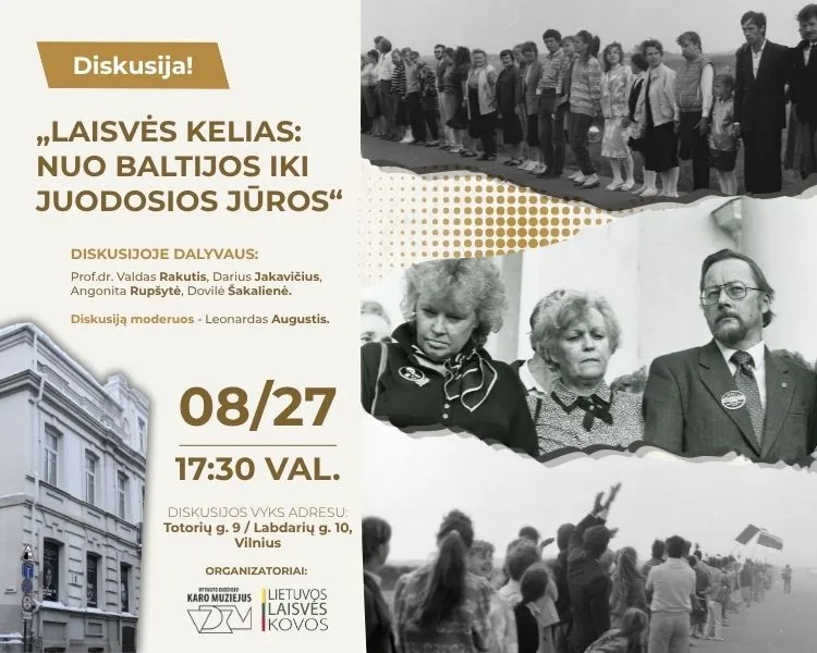 LAISVĖS KELIAS: NUO BALTIJOS IKI JUODOSIOS JŪROS, renginys Vilniuje