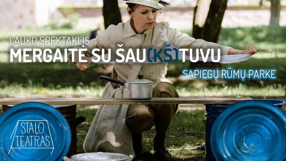 Spectacle en plein air « La fillette au fus(cuill)il », événement à Vilnius