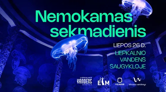 Liepos 26 d. Liepkalnio vandens saugykla lankoma nemokamai!