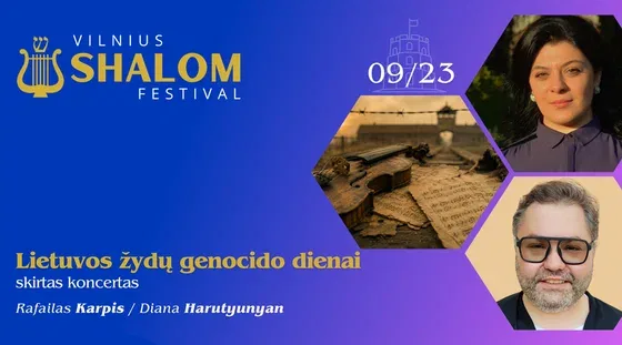 Concert commémorant la Journée du souvenir du génocide des Juifs de Lituanie | Vilnius Shalom Festival 2026, événement à Vilnius