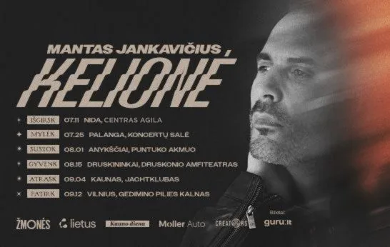 Mantas Jankavičius' Konzerttour „KELIONĖ“, Veranstaltung in Vilnius