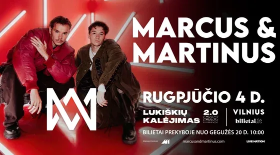 Marcus & Martinus, wydarzenie w Wilnie