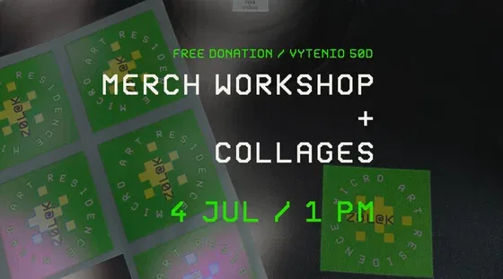 ATELIER MERCH + COLLAGES, événement à Vilnius