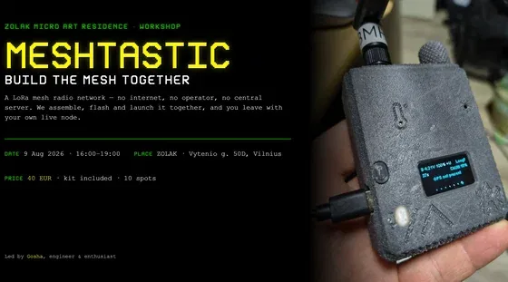 Meshtastic: построим сеть вместе, событие в Вильнюсе