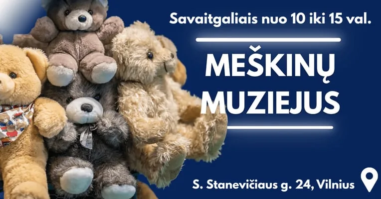 В Музее мишек ''PLUSHY B 55'', событие в Вильнюсе