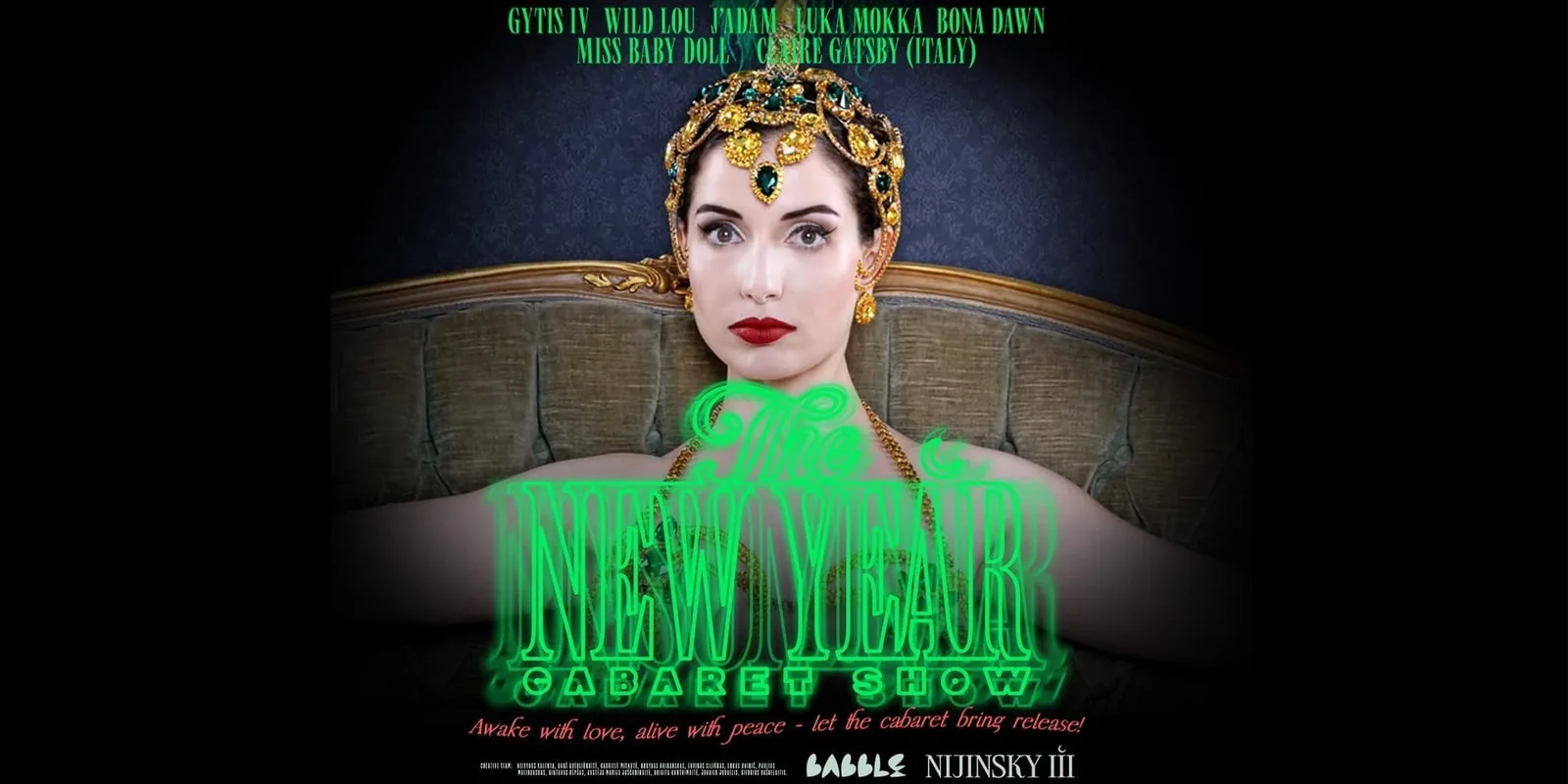 MIDNIGHT MASQUERADE | The New Year Show at Babble Dinner Club & Nijinsky III