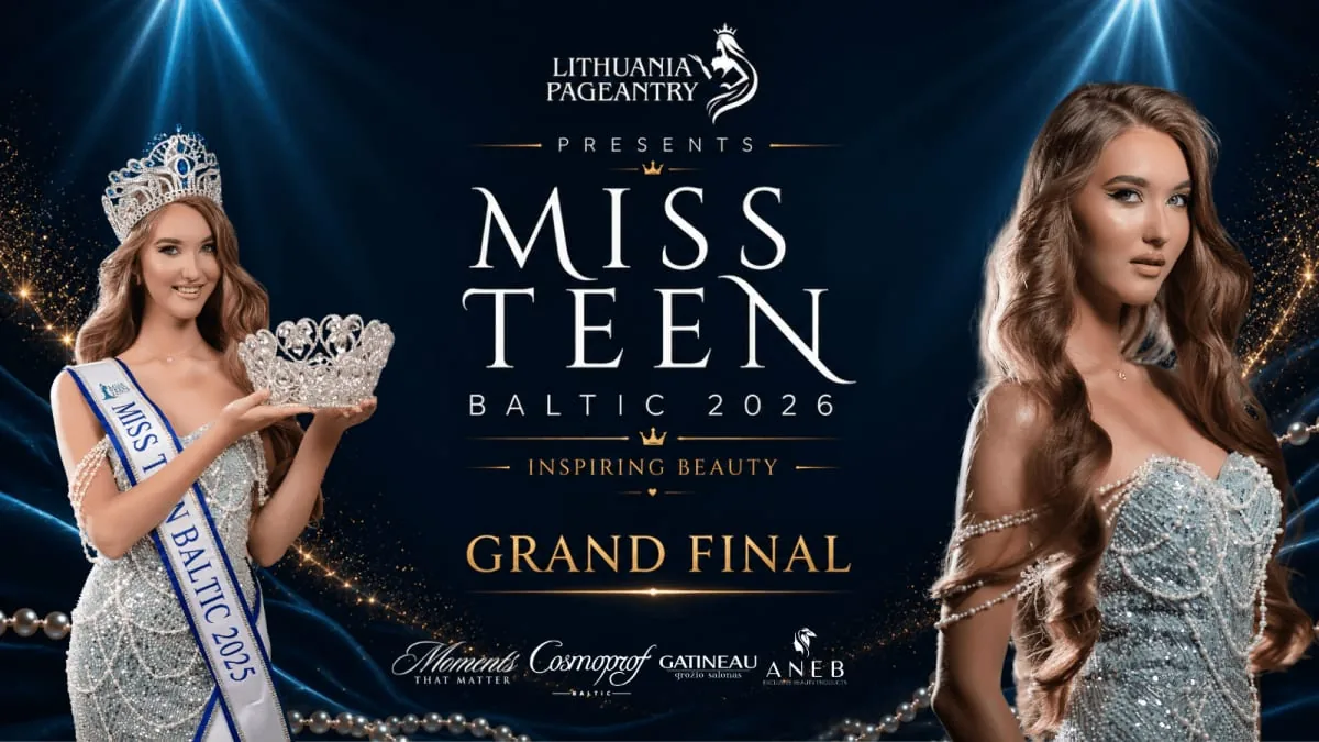MISS TEEN BALTIC 2026, événement à Vilnius
