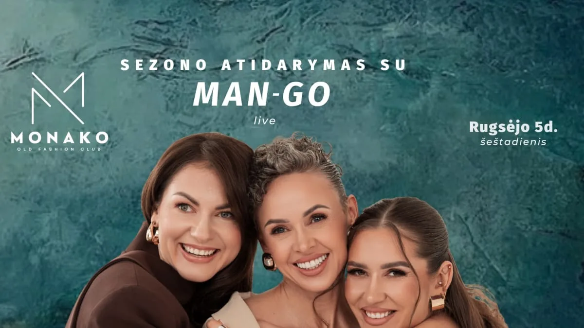 Soirée d'ouverture de la saison du Monako Club avec MAN-GO, événement à Vilnius