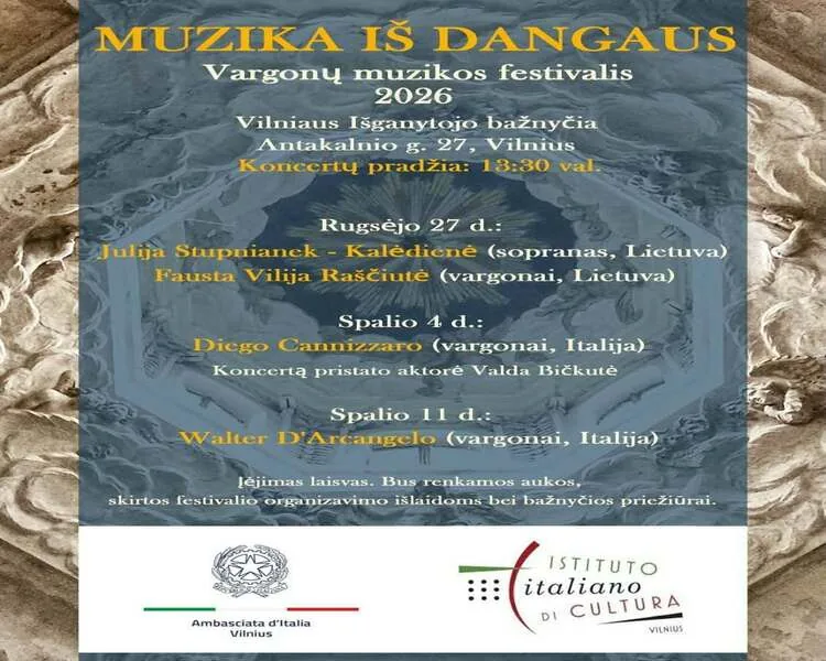 Musik aus dem Himmel, Veranstaltung in Vilnius