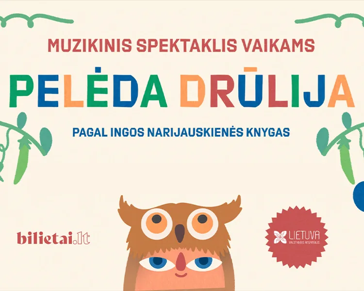 Spectacle musical pour enfants « Le hibou Drūlija 1 », événement à Vilnius