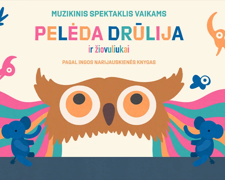 Spectacle musical pour enfants « Le hibou Drūlija 2 », événement à Vilnius