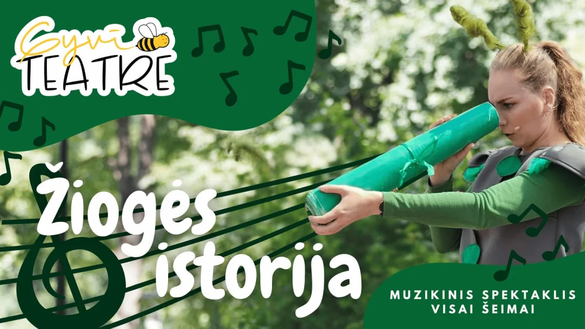 Musikalisches Theaterstück für Kinder „Die Geschichte der Heuschrecke“ | GyviTeatre | Vilnius, Veranstaltung in Vilnius