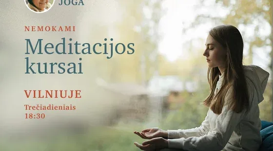 Nemokamos Sahadža Jogos meditacijos Vilniuje