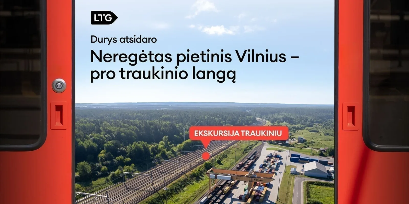 Neregėtas pietinis Vilnius – pro traukinio langą, renginys Vilniuje