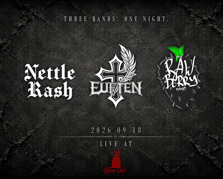 NETTLE RASH, EUFTEN, RAW BERRY BAND, Veranstaltung in Vilnius