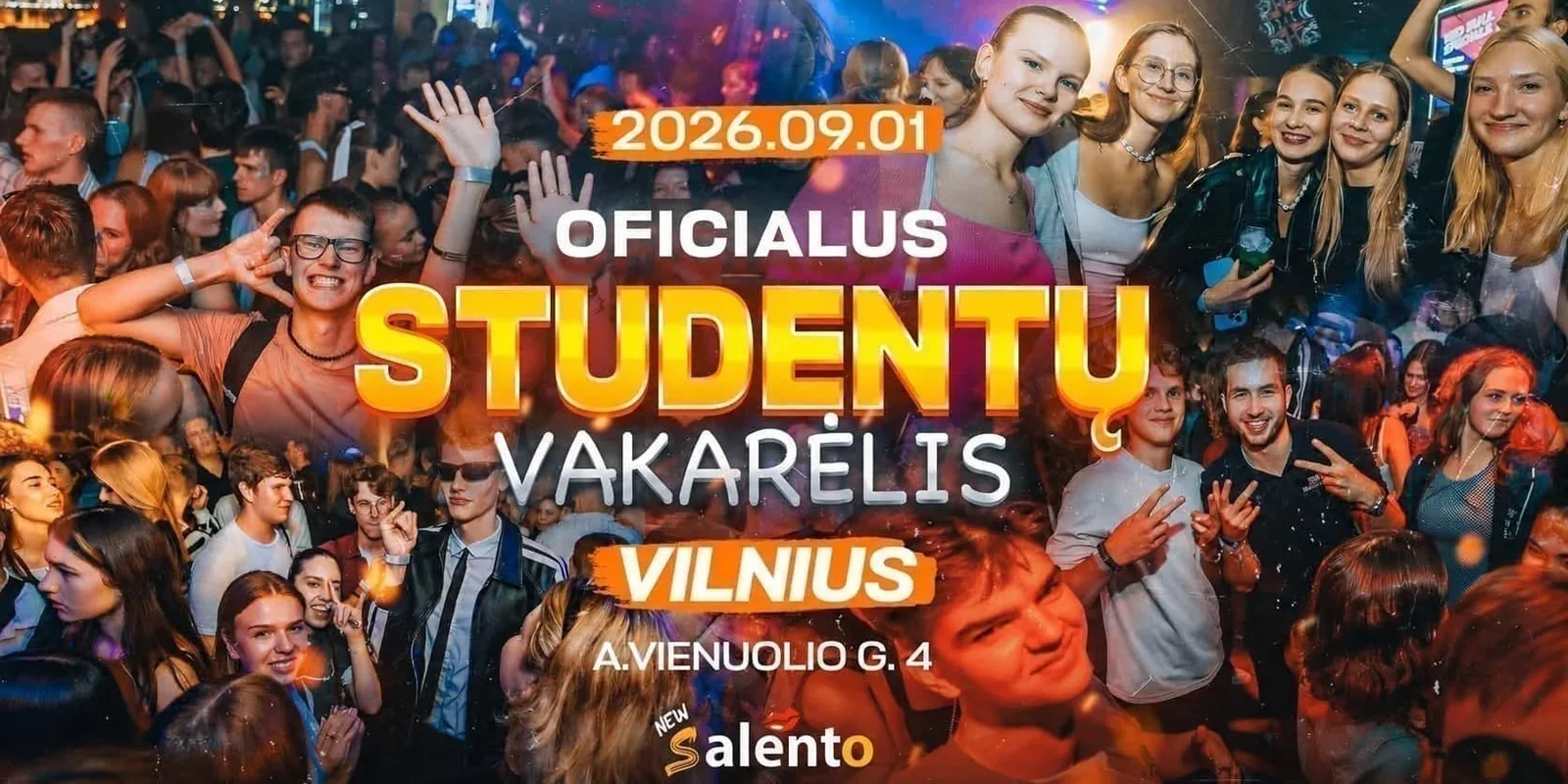 Soirée Étudiante Officielle 2026, événement à Vilnius