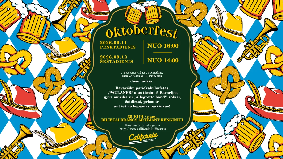 Oktoberfest, événement à Vilnius