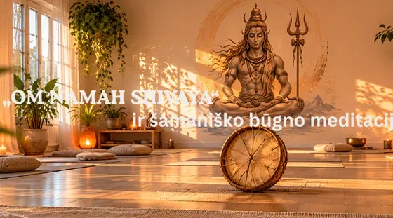 OM NAMAH SHIVAYA i medytacja bębna szamańskiego, wydarzenie w Wilnie