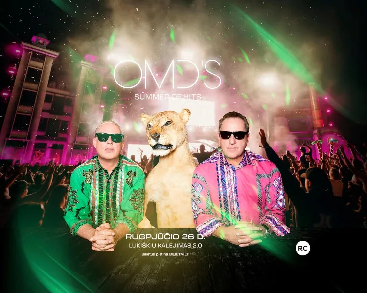 OMD Summer of Hits, event in Vilnius