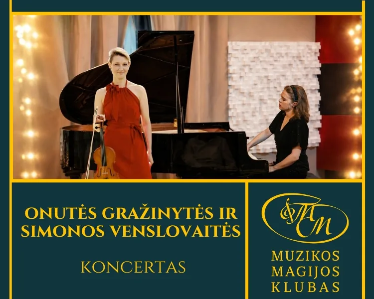 Concert d'Onutė Gražinytė et Simona Venslovaitė, événement à Vilnius