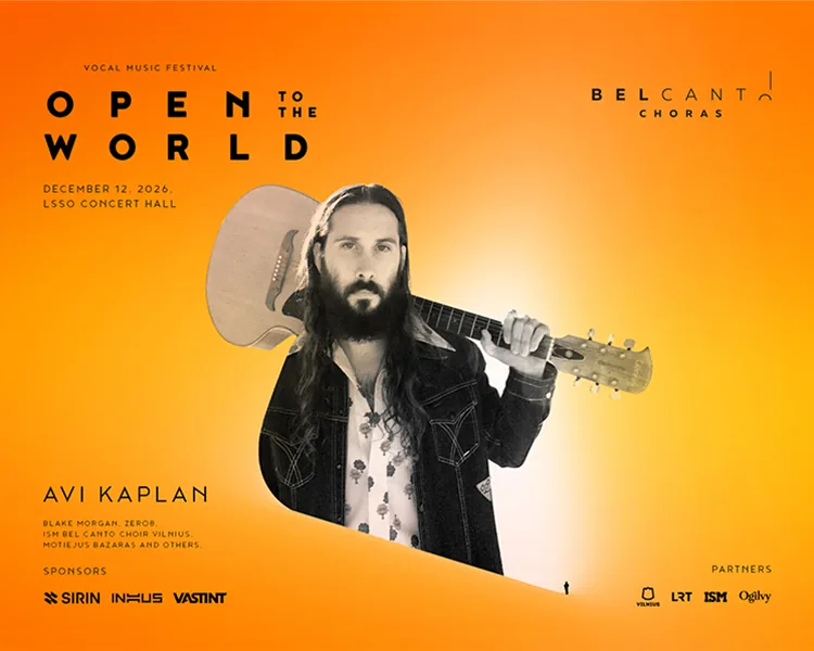Open To The World 26: Avi Kaplan, Zero8, ISM Choras Bel Canto & Amis, événement à Vilnius