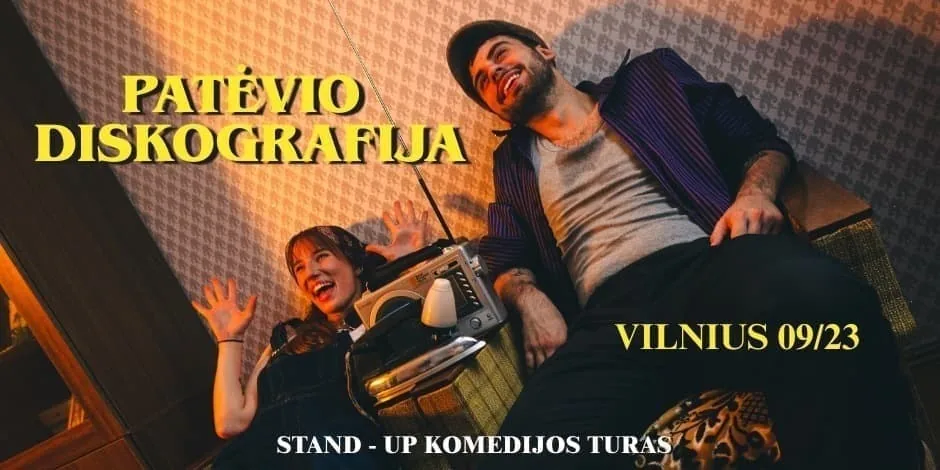 PATĖVIO DISKOGRAFIJA | Spectacle de Stand-up | VILNIUS, événement à Vilnius