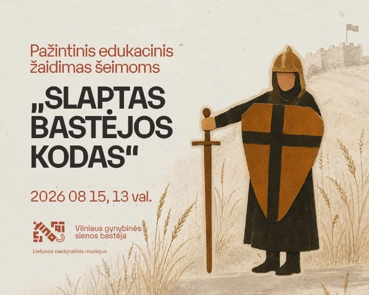 Educational Discovery Game for Families: "The Secret Bastion Code", event in Vilnius