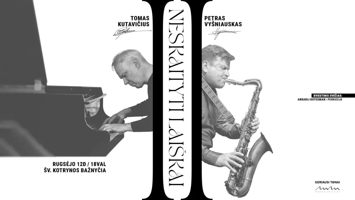 Petras Vyšniauskas et Tomas Kutavičius – Lettres non lues II, événement à Vilnius