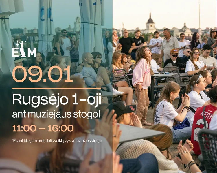 Rugsėjo 1-osios šventė ant muziejaus stogo, событие в Вильнюсе