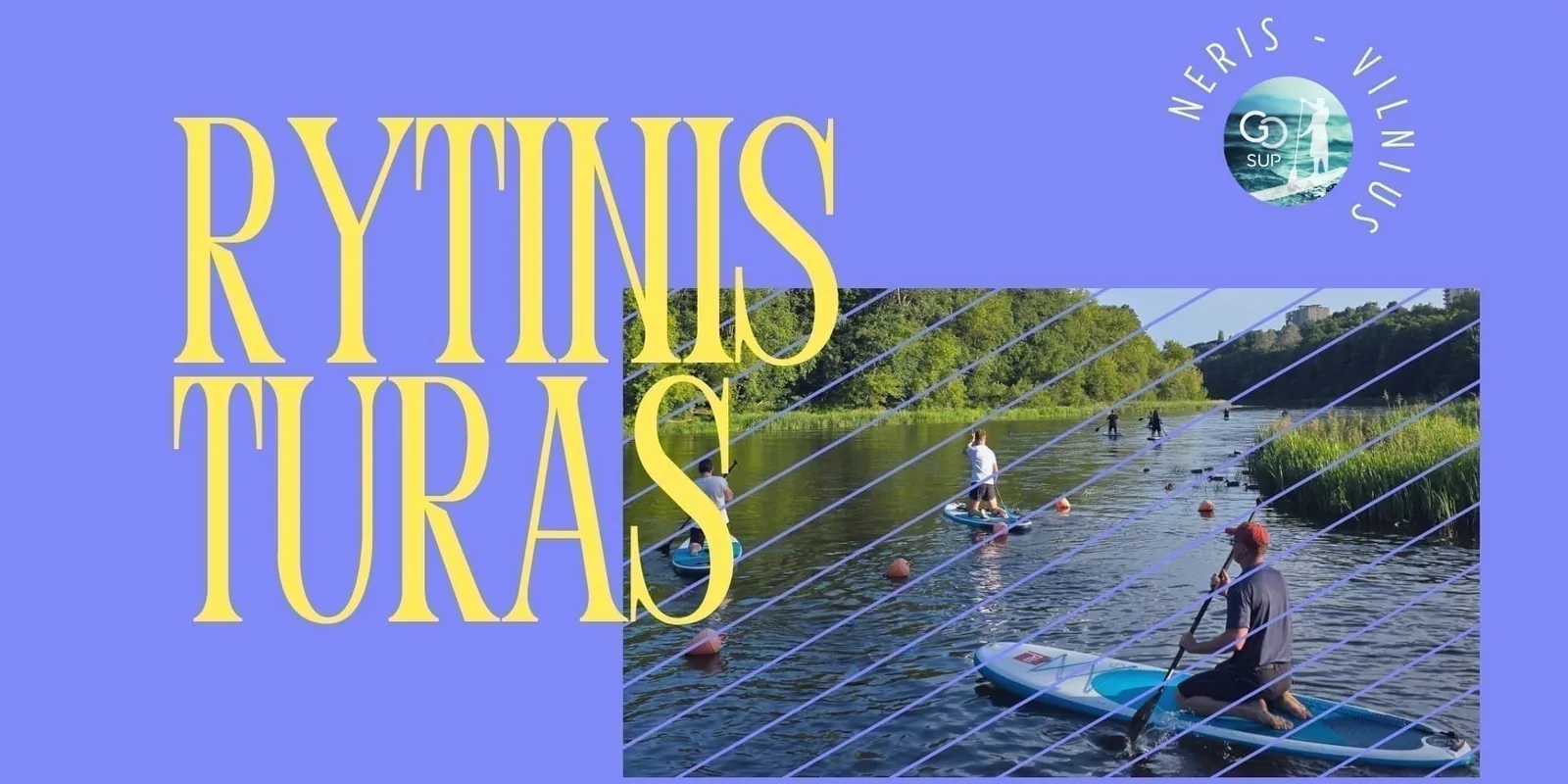 Balade matinale en SUP sur la Neris 07-22 | goSUP Vilnius, événement à Vilnius