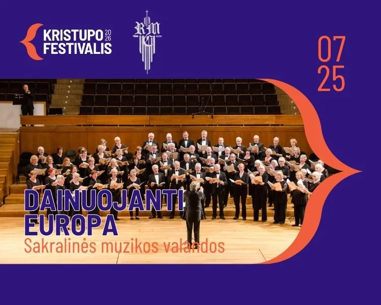 HEURES DE MUSIQUE SACRÉE. L'EUROPE CHANTE, événement à Vilnius
