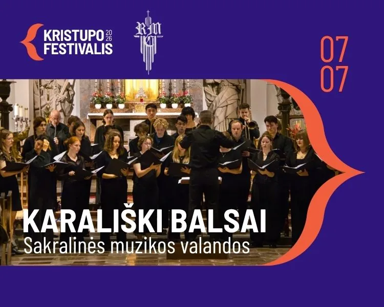 HEURES DE MUSIQUE SACRÉE. GIRTON COLLEGE CHAPEL CHOIR, événement à Vilnius