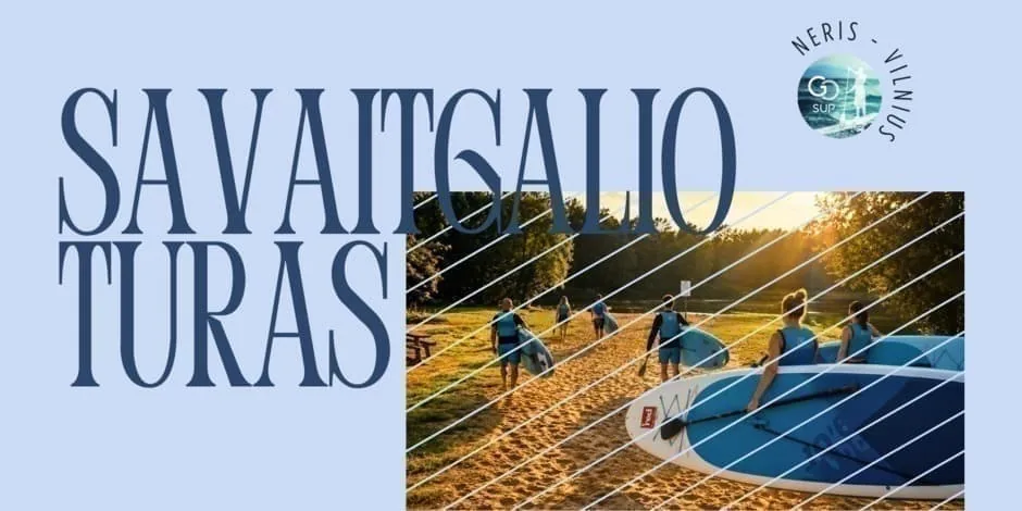 Randonnée de week-end en SUP sur la Neris le 25 juillet | goSUP Vilnius, événement à Vilnius