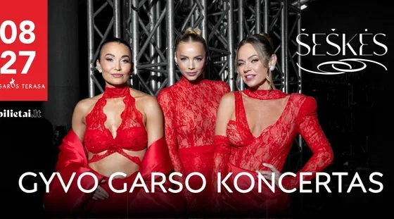 ŠEŠKĖS with Band | LIVE MUSIC CONCERT, event in Vilnius