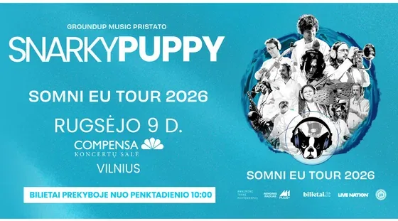 Snarky Puppy - Somni World Tour 2026, événement à Vilnius