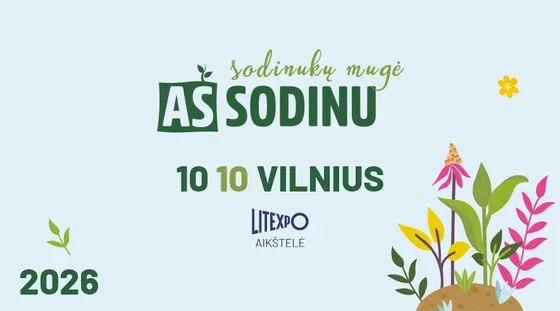 Foire aux plantes « Aš sodinu » à Vilnius 2026, événement à Vilnius