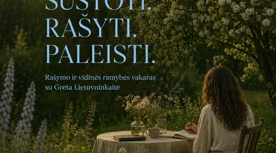 SUSTOTI. RAŠYTI. PALEISTI.