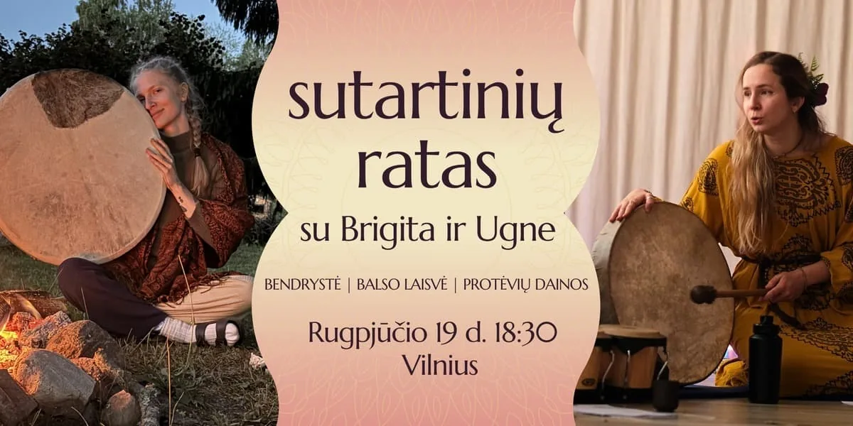 Cercle de sutartinės avec Brigita et Ugnė, événement à Vilnius