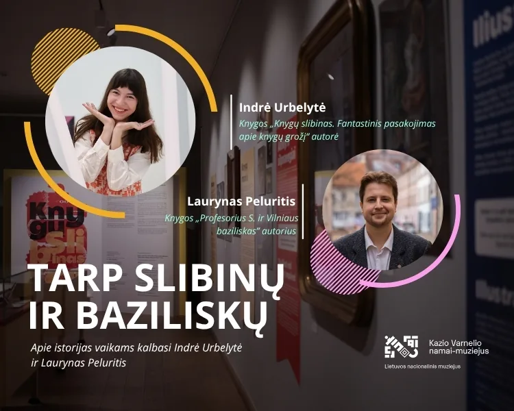Zwischen Drachen und Basilisken: Indrė Urbelytė und Laurynas Peluritis sprechen über Geschichten für Kinder, Veranstaltung in Vilnius