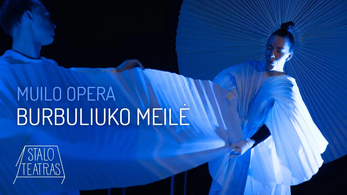 Installation théâtrale « Opéra de savon : L'amour de la petite Bulle », événement à Vilnius