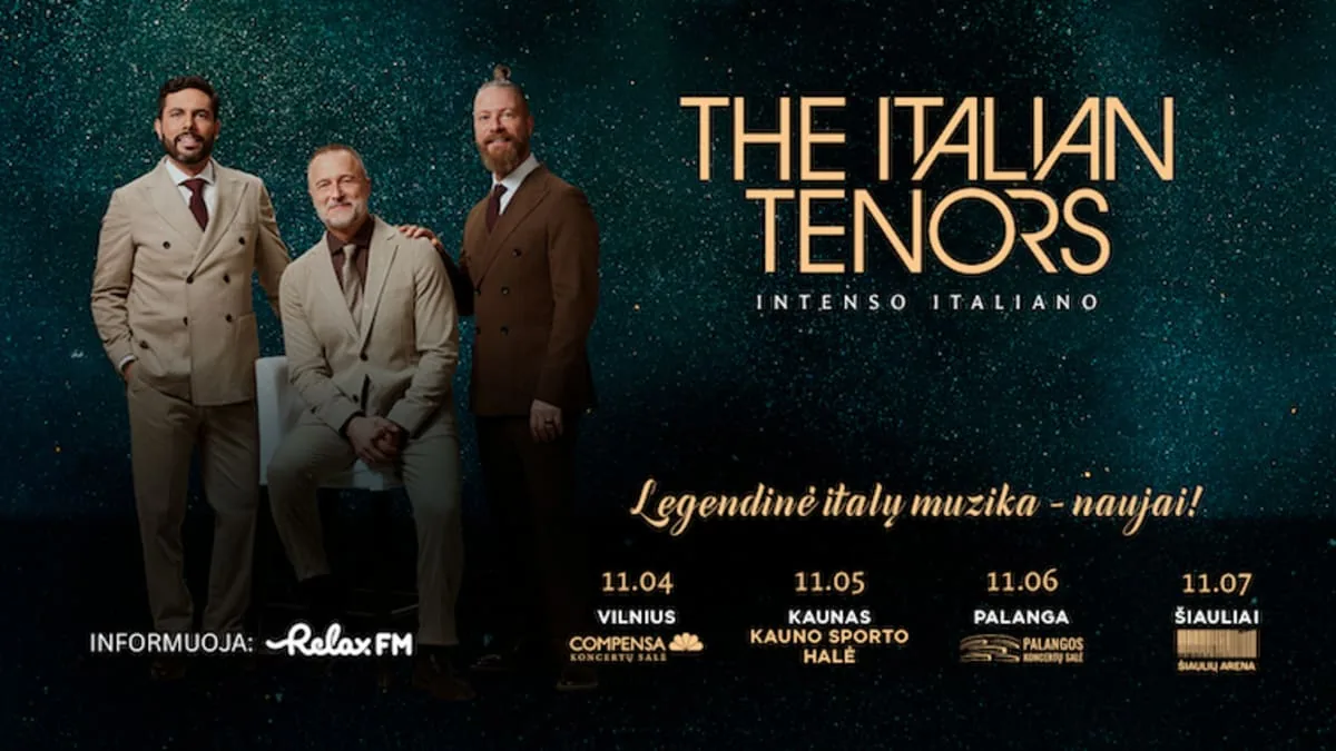 Les Ténors italiens, événement à Vilnius