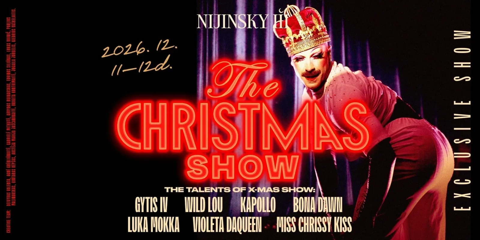 THE XMAS CABARET SHOW | Saturday (12.12)