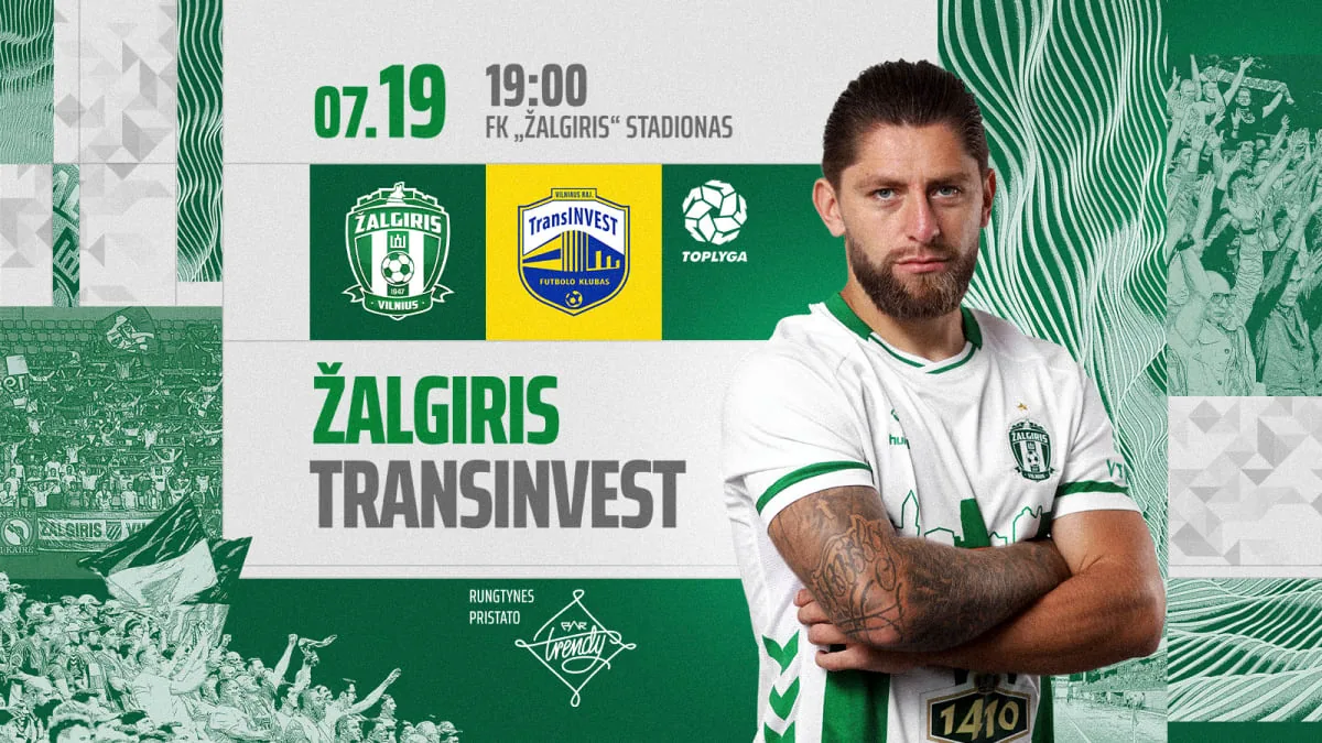 Mecz TOP Ligi: FK Žalgiris - Transinvest, wydarzenie w Wilnie
