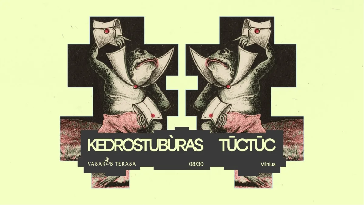 TŪC TŪC | Kedrostubùras | Terrasse d'été, événement à Vilnius